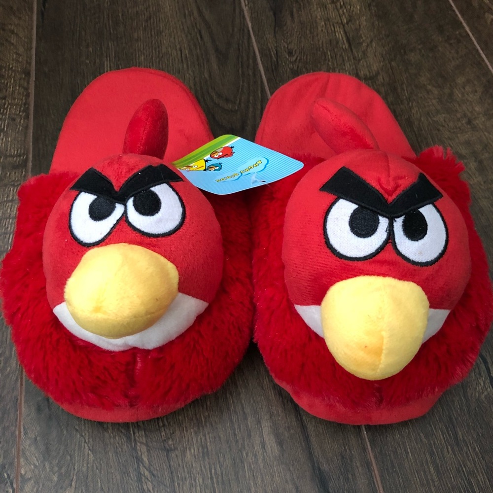 Angry Bird Plush Indoor Slippers